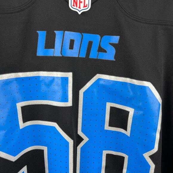 Nike Detroit Lions Penei Sewell #58 Black Alternate Jersey - 3XL 🏈 NFL Men's - Picture 9 of 9